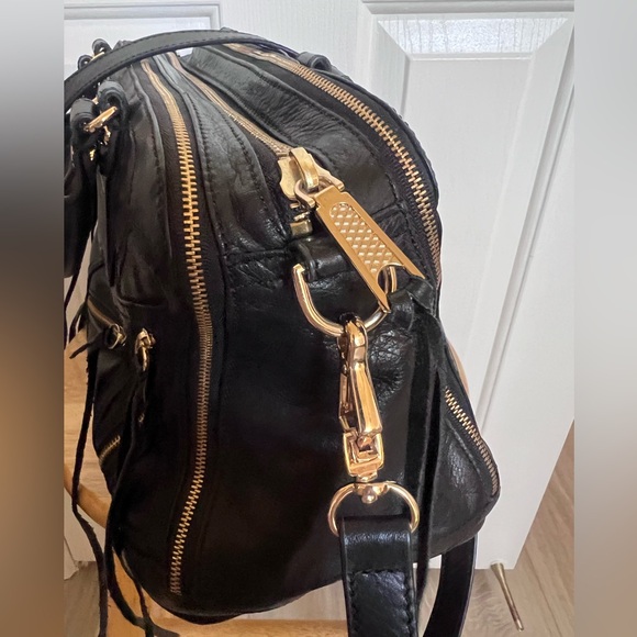 Rebecca Minkoff Leather Top Handle Bag, black - Picture 8 of 15